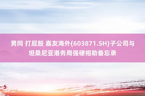 男同 打屁股 嘉友海外(603871.SH)子公司与坦桑尼亚港务局强硬相助备忘录