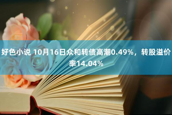 好色小说 10月16日众和转债高潮0.49%，转股溢价率14.04%