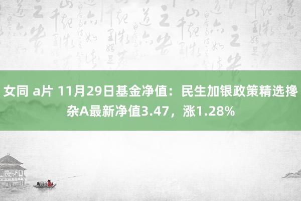 女同 a片 11月29日基金净值：民生加银政策精选搀杂A最新净值3.47，涨1.28%