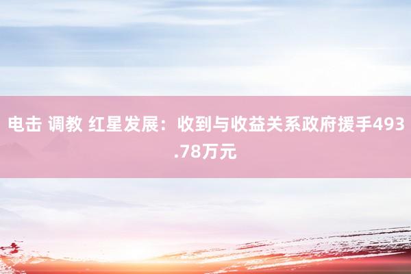 电击 调教 红星发展：收到与收益关系政府援手493.78万元