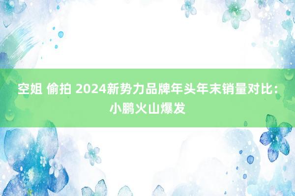 空姐 偷拍 2024新势力品牌年头年末销量对比：小鹏火山爆发